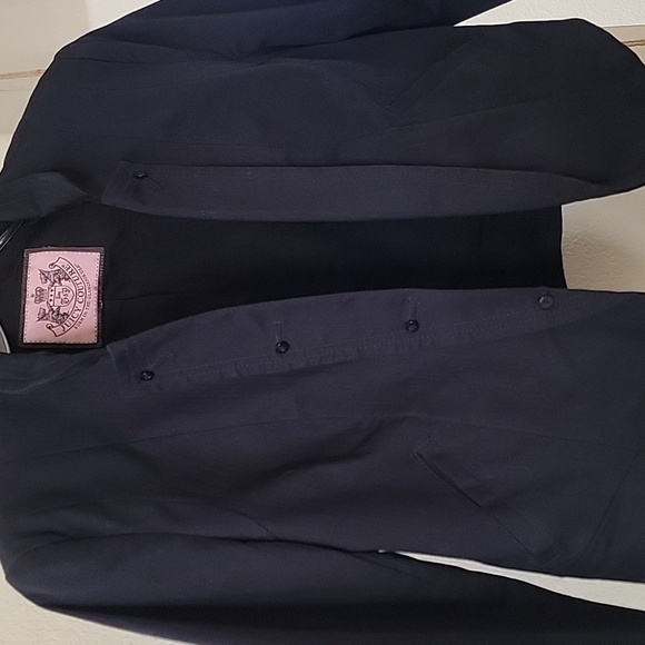 JUICY COUTURE Cropped Casino Jacket Black Size S - Picture 2 of 16